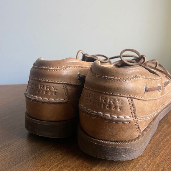 Sperry  Top Sider Classic Brown Leather Boat Shoes - Picture 9 of 10